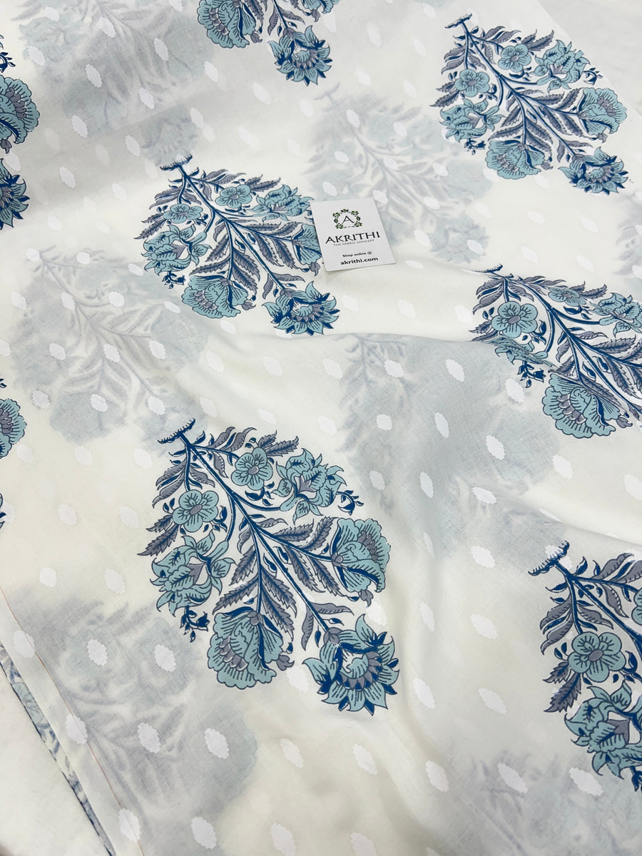 Printed pure cotton fabric