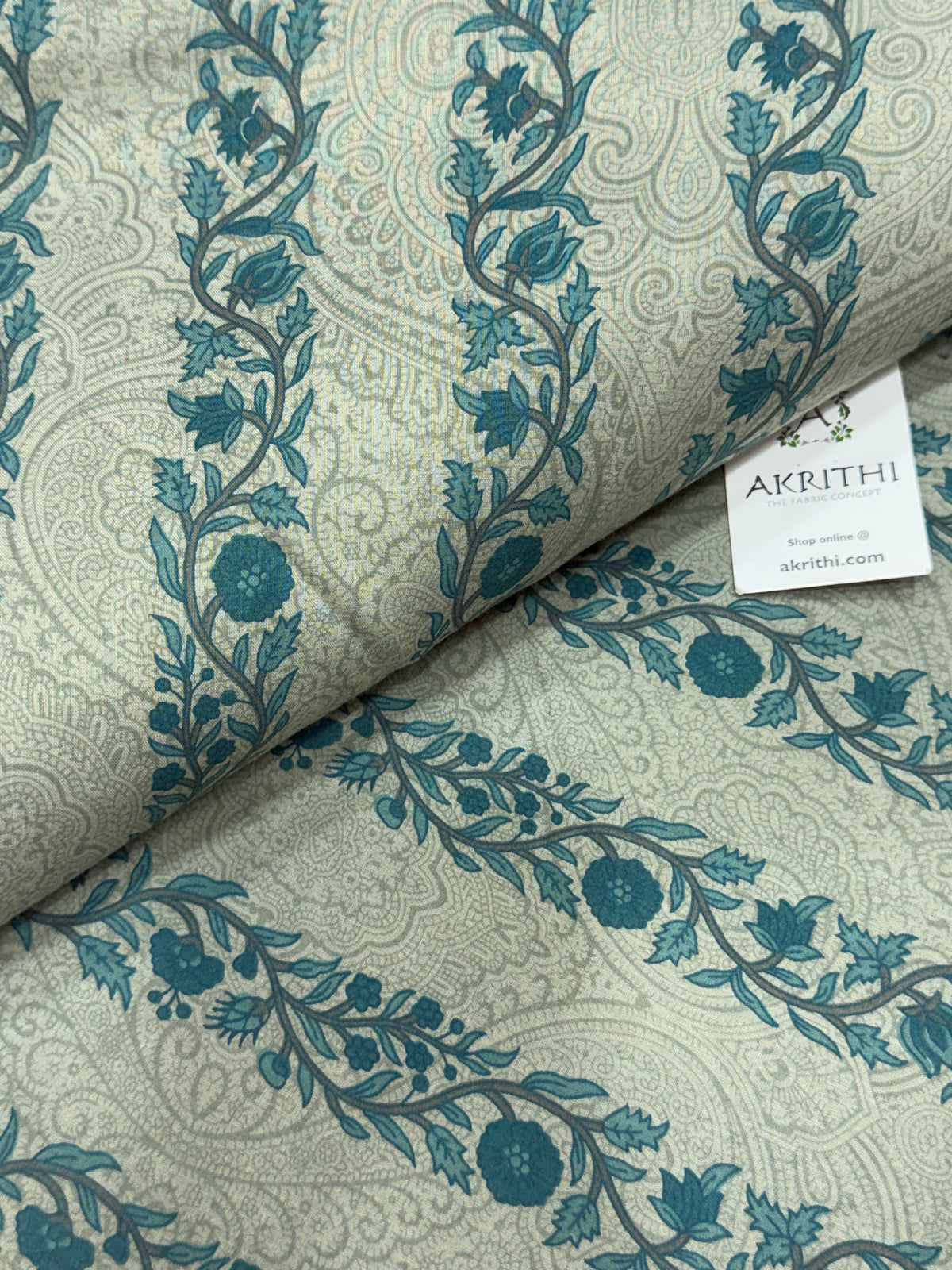 Printed pure cotton fabric