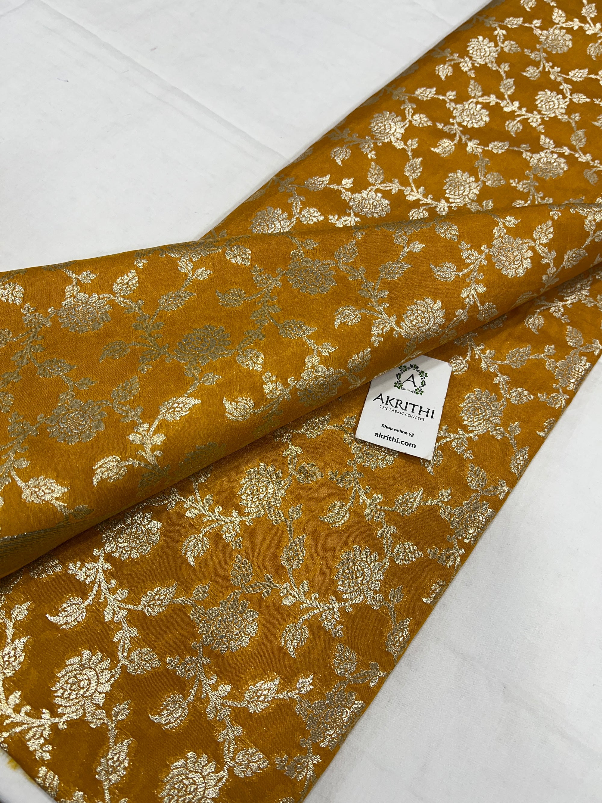 Pure Banarasi brocade fabric