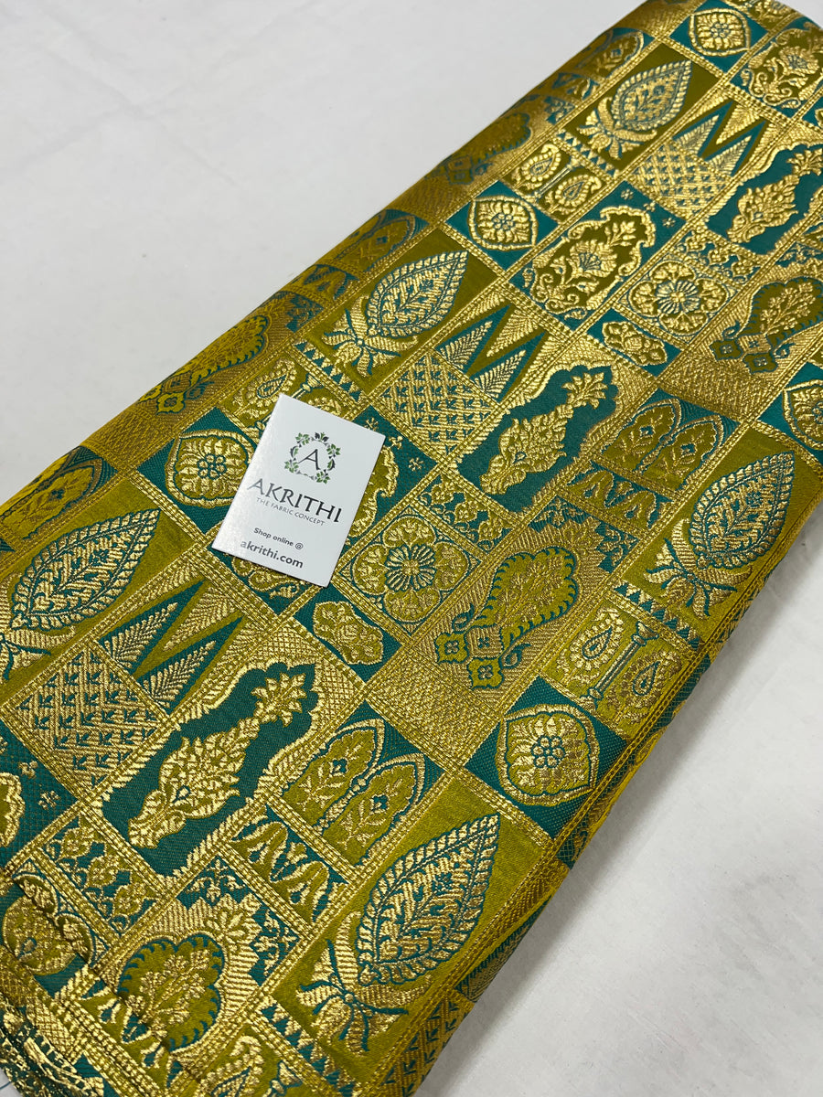 Pure Banarasi brocade fabric