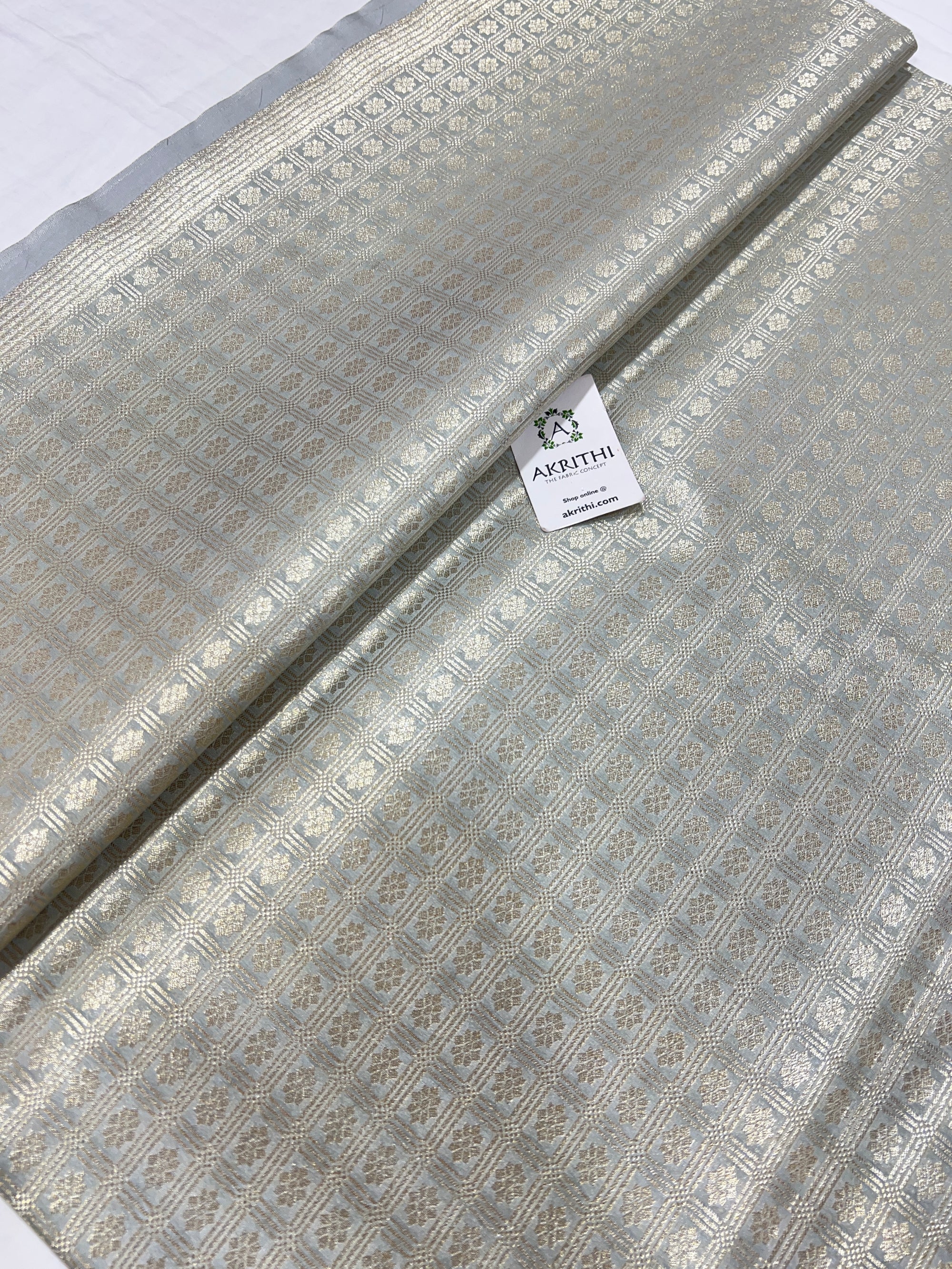 Pure Banarasi brocade fabric