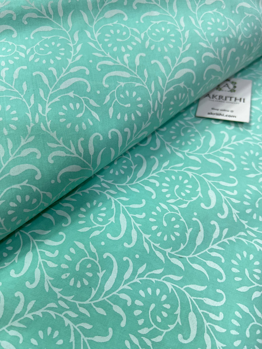 Printed pure cotton fabric