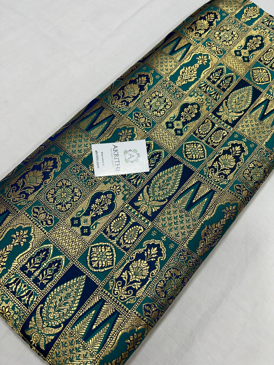 Pure Banarasi brocade fabric