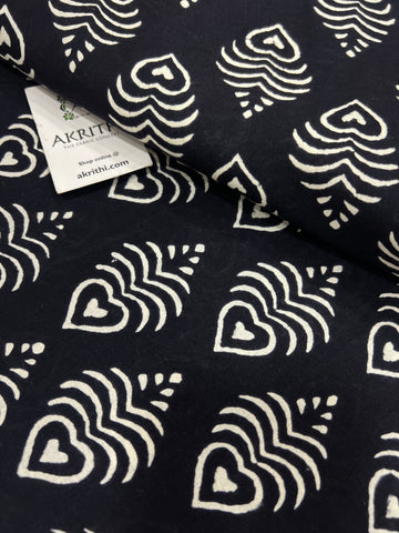 Hand block Printed pure cotton fabric