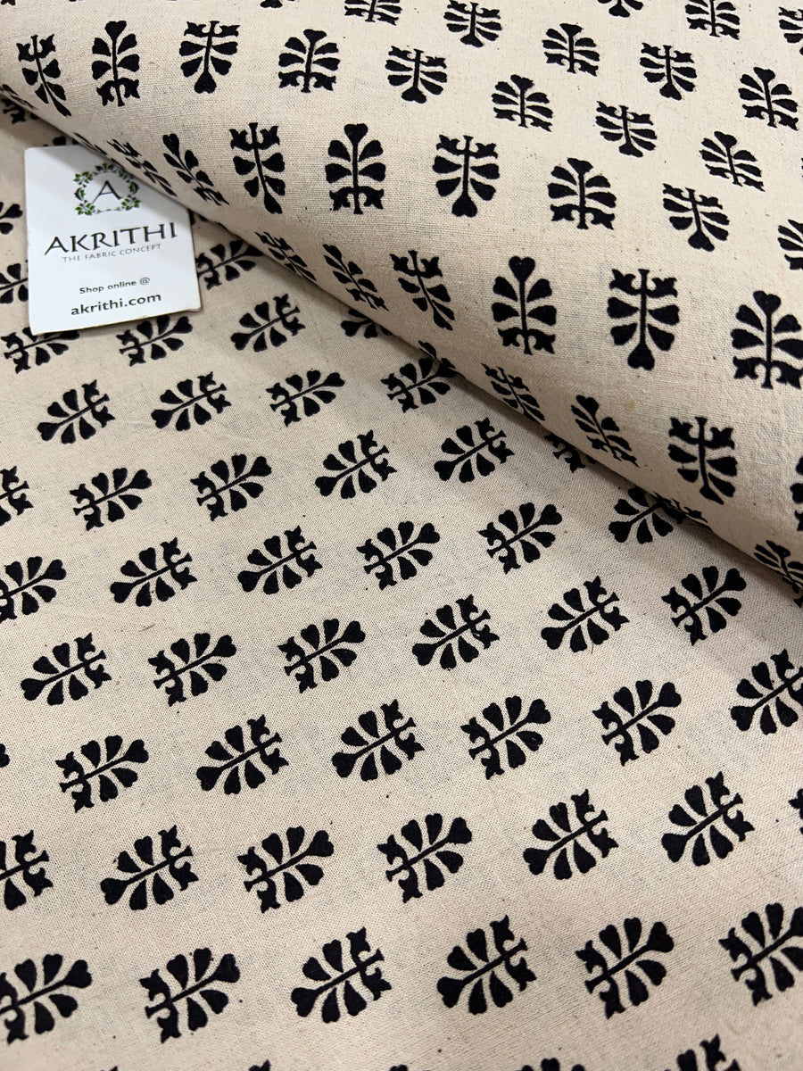 Printed pure cotton fabric