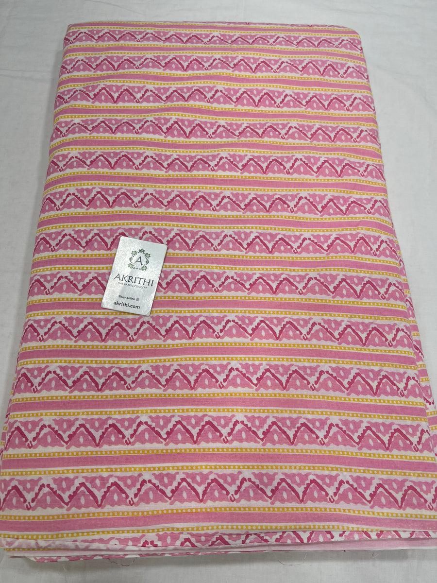 Printed pure cotton fabric