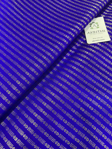 Pure Banarasi brocade fabric 70 cms cut