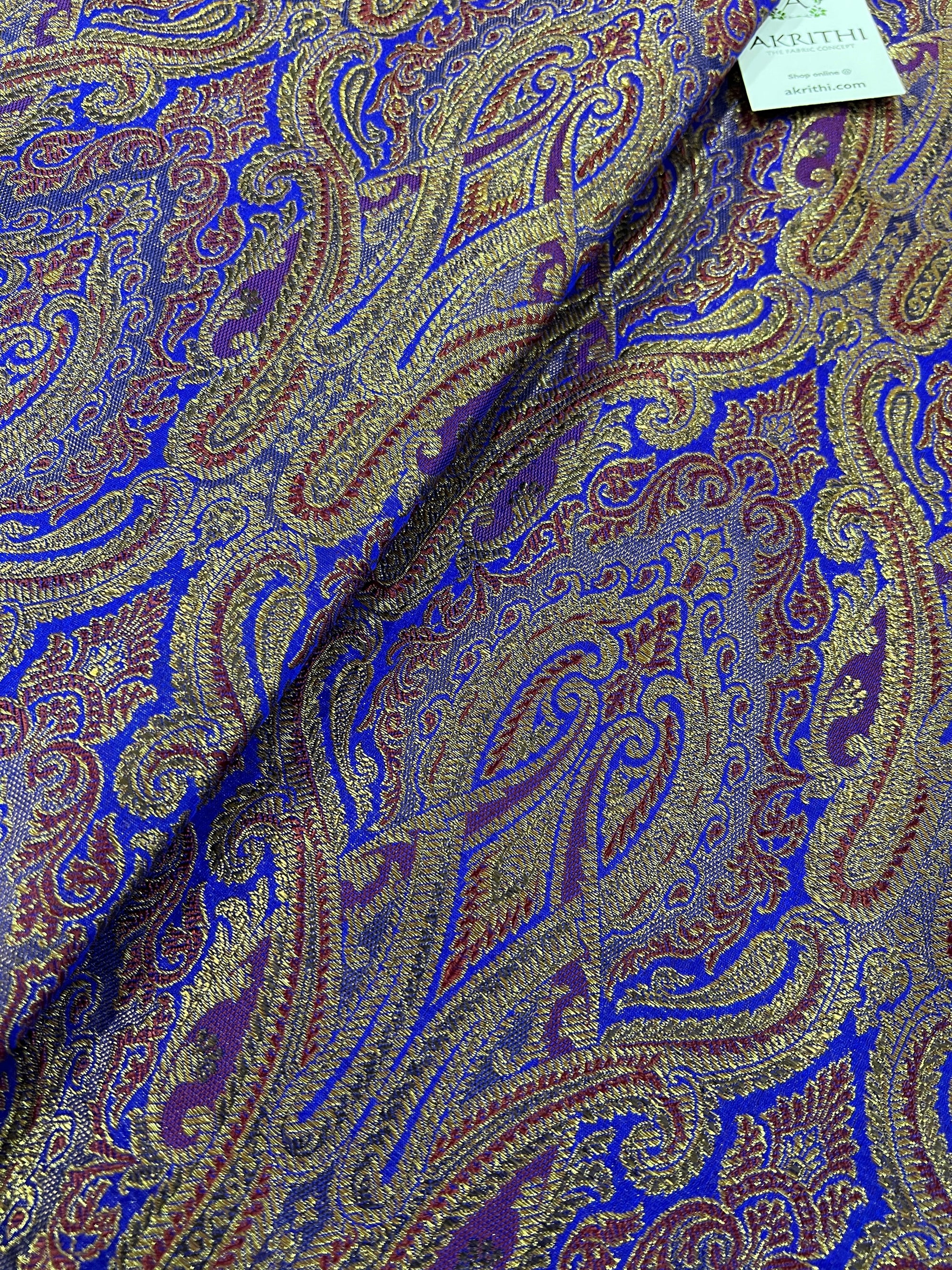 Pure  Banarasi brocade fabric