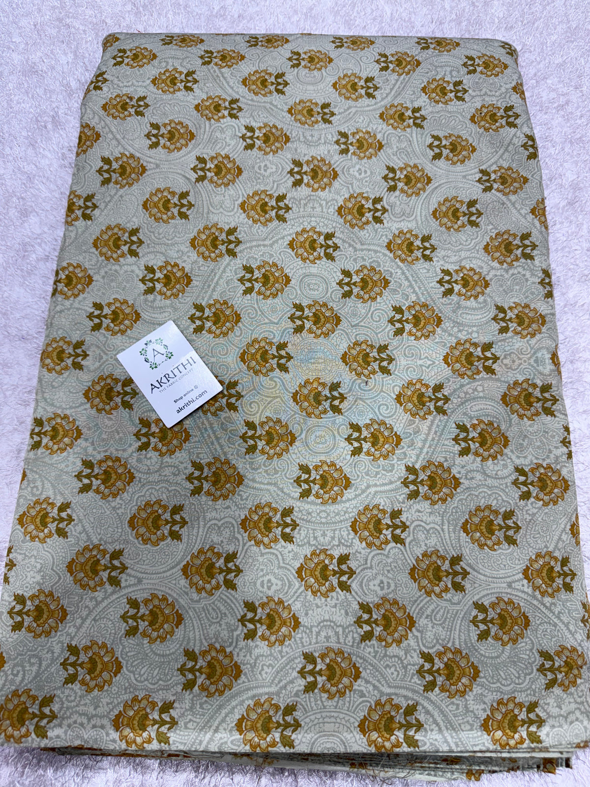 Printed pure cotton fabric