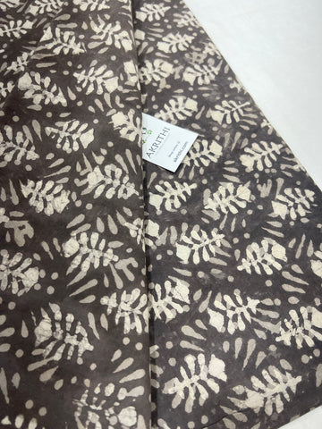 Dabu block Printed pure cotton fabric