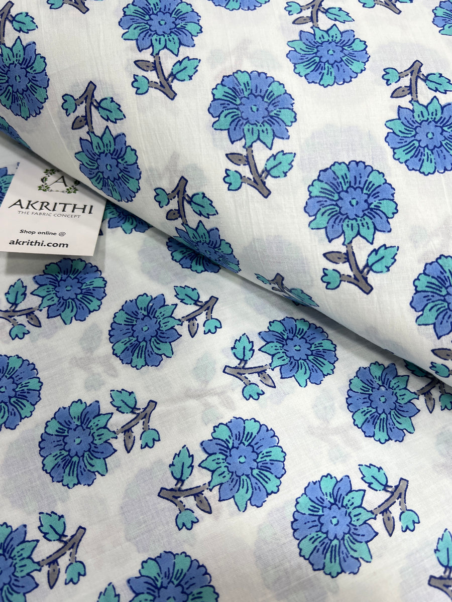 Printed pure cotton fabric