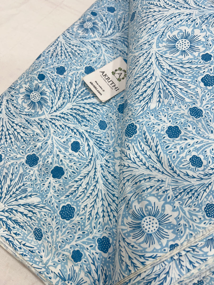 Printed pure cotton fabric