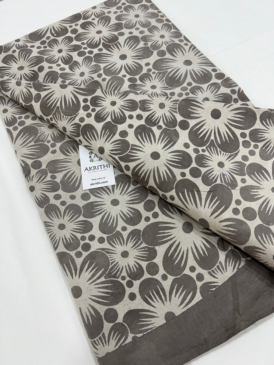 Dabu printed pure cotton fabric