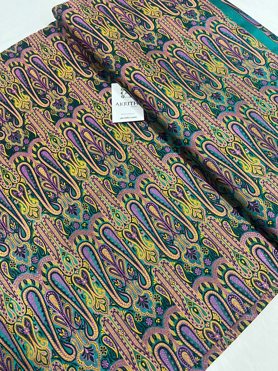 Banarasi brocade fabric 75 cms cut