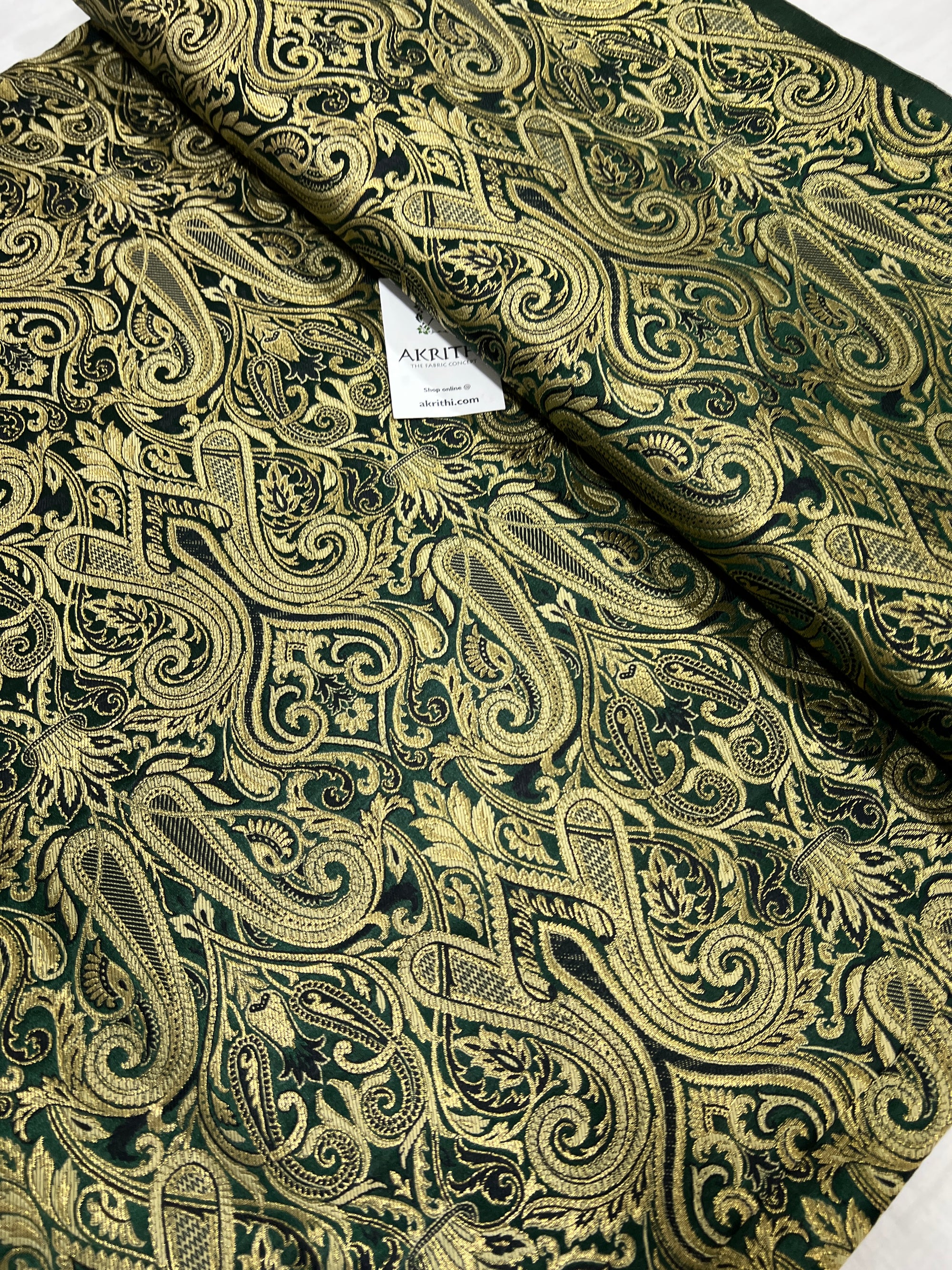 Pure Banarasi brocade fabric