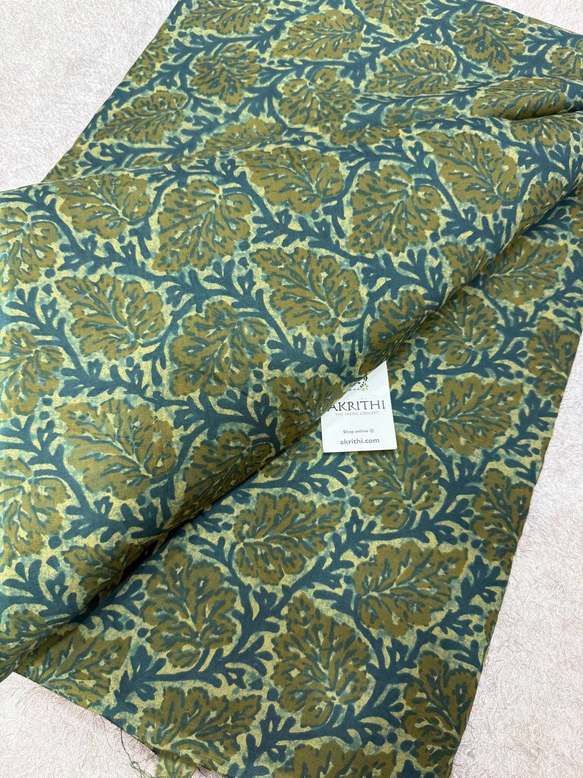 Printed pure cotton fabric