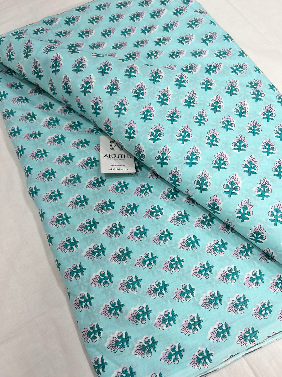 Printed pure cotton fabric