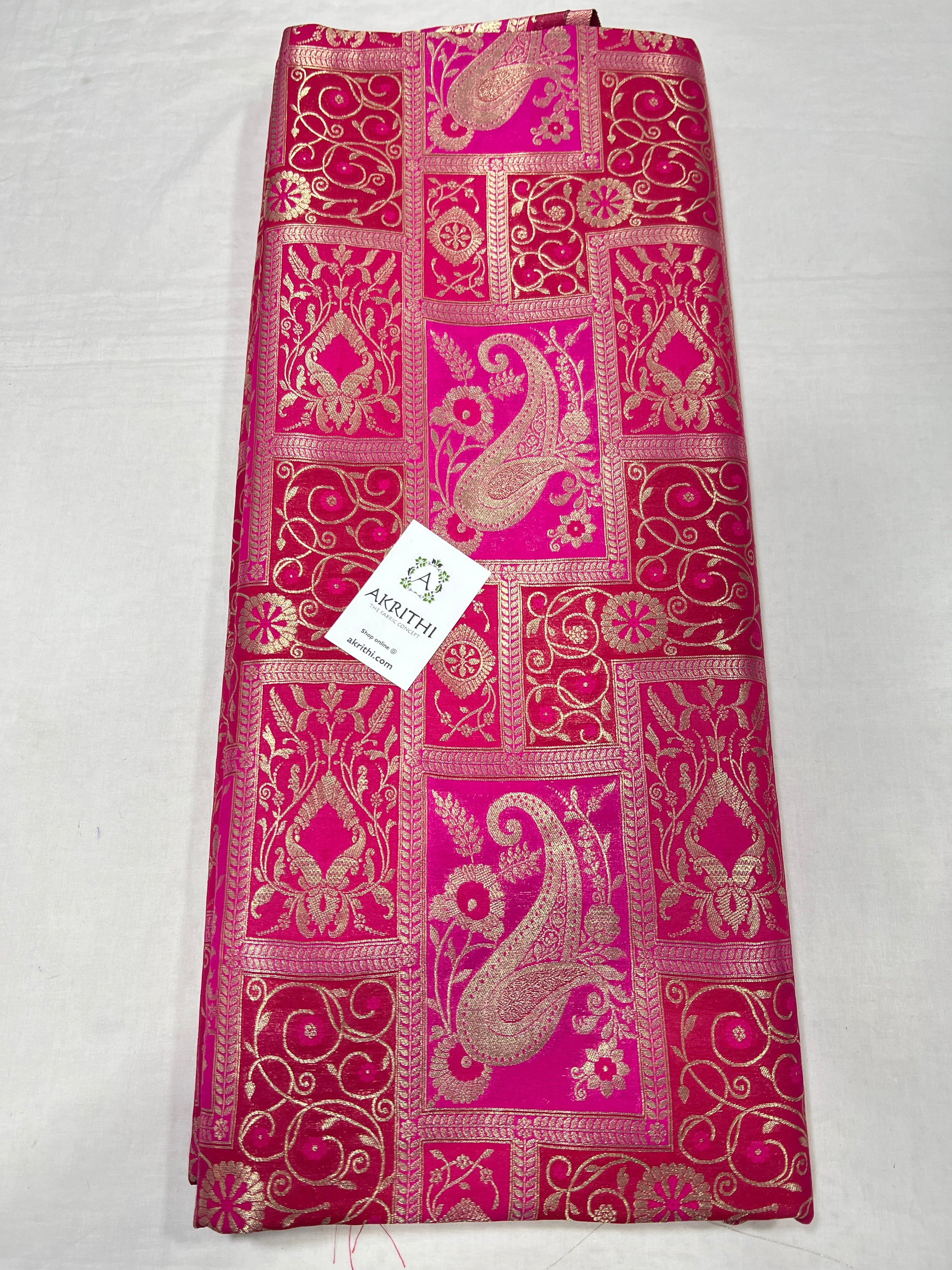 Pure Banarasi brocade fabric