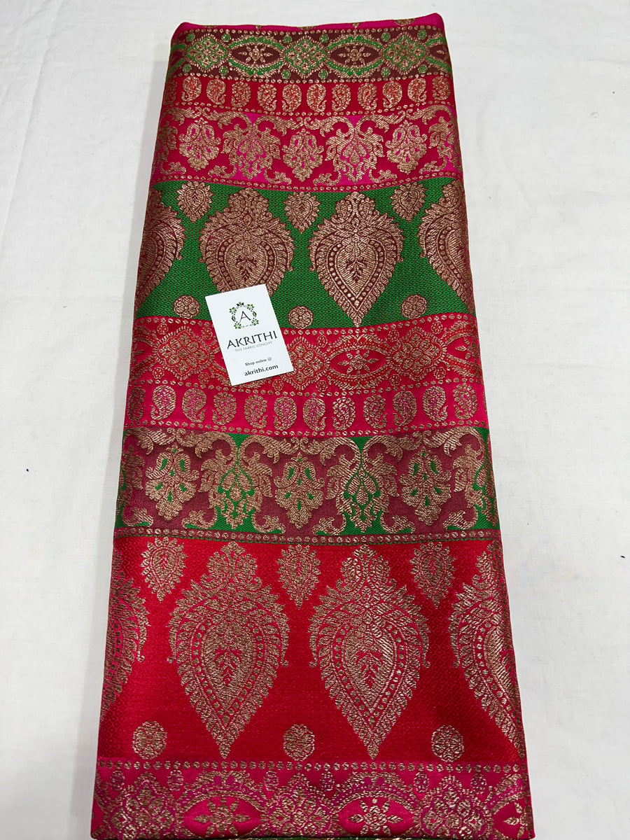 Pure Banarasi brocade fabric