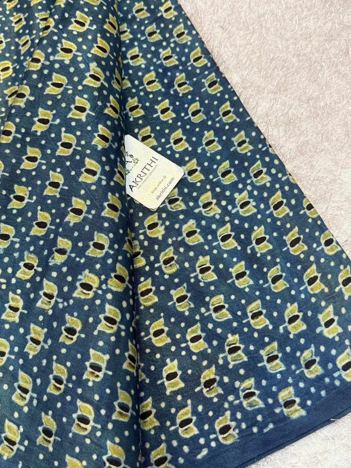 Ajrakh pure mashru silk fabric