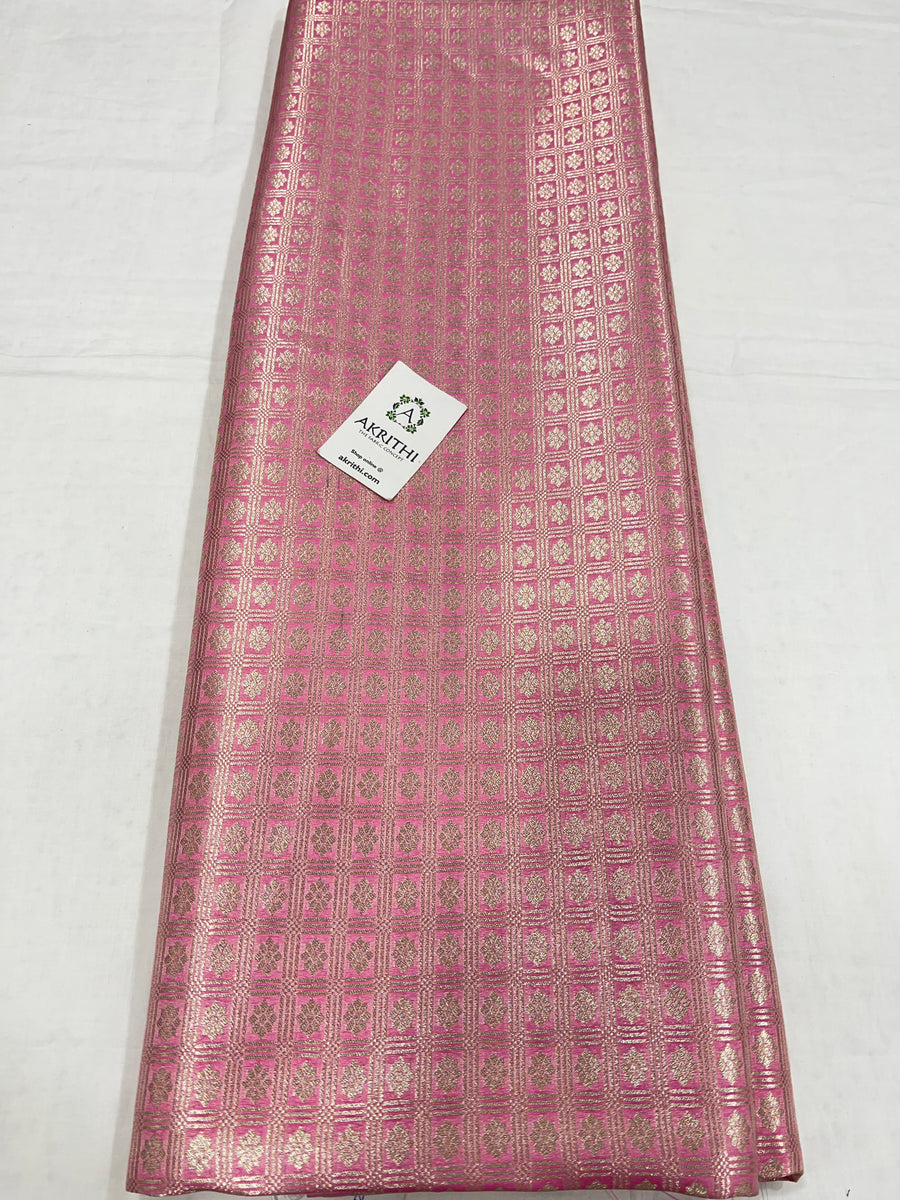 Pure Banarasi brocade fabric