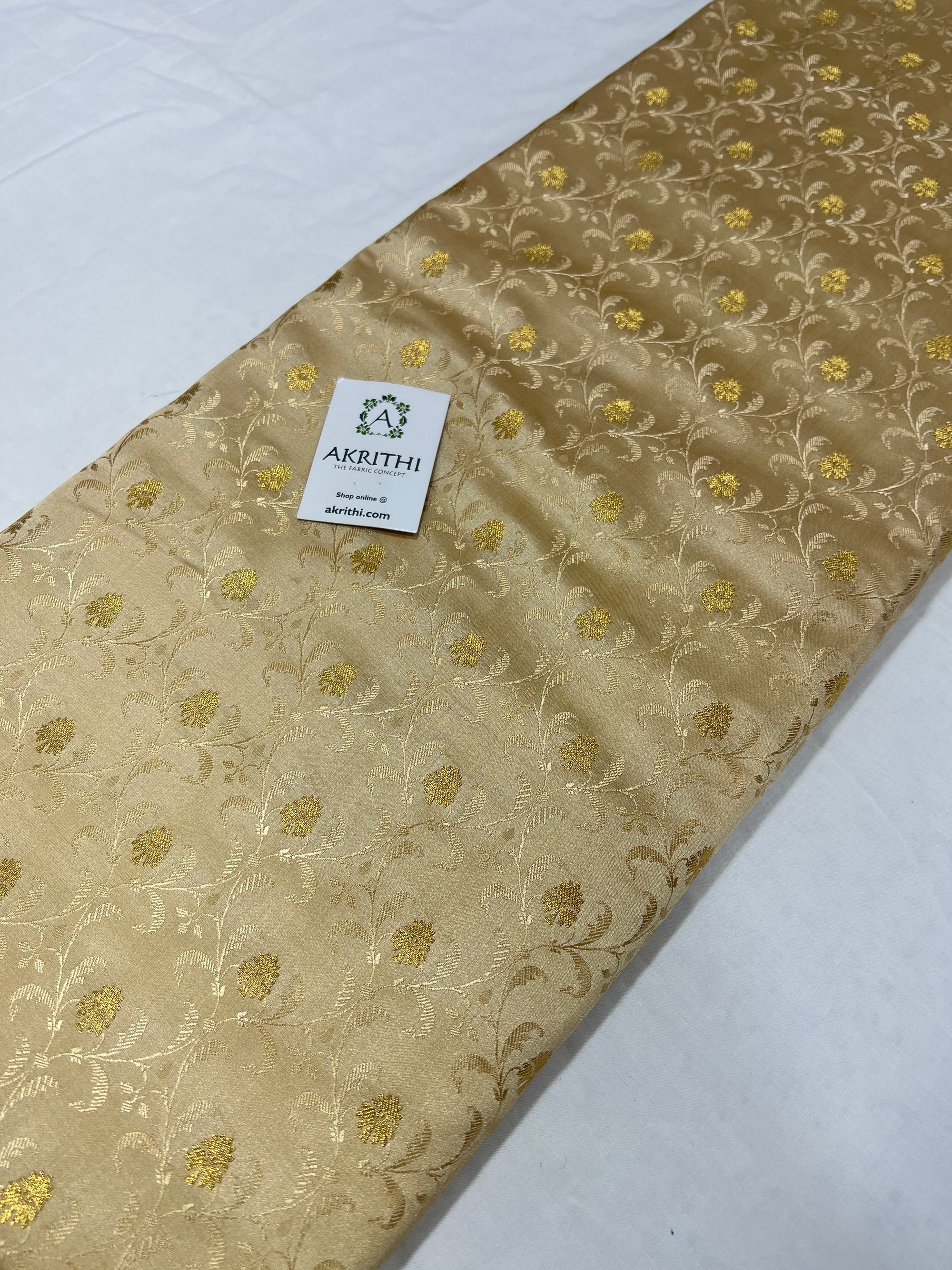 Pure Banarasi brocade fabric