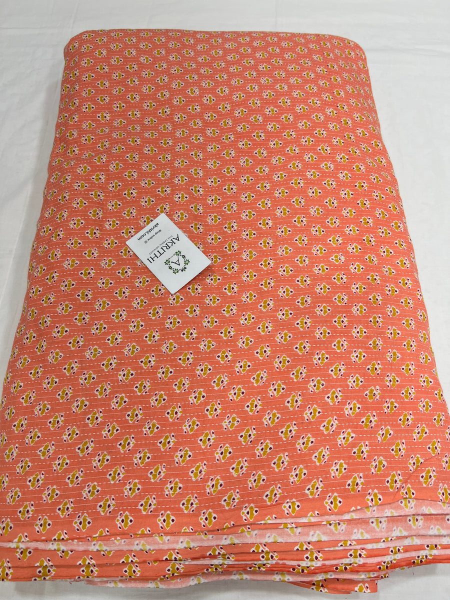 Kantha Printed pure cotton fabric