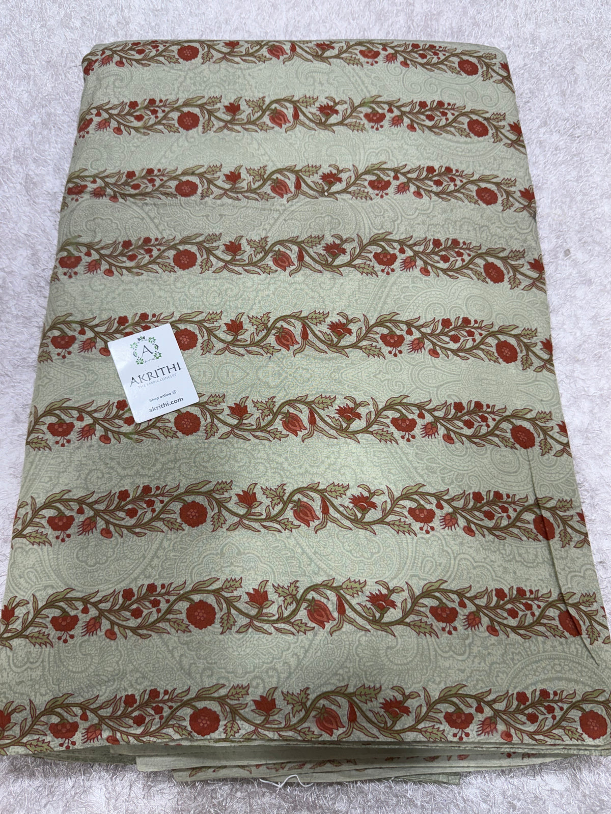 Printed pure cotton fabric