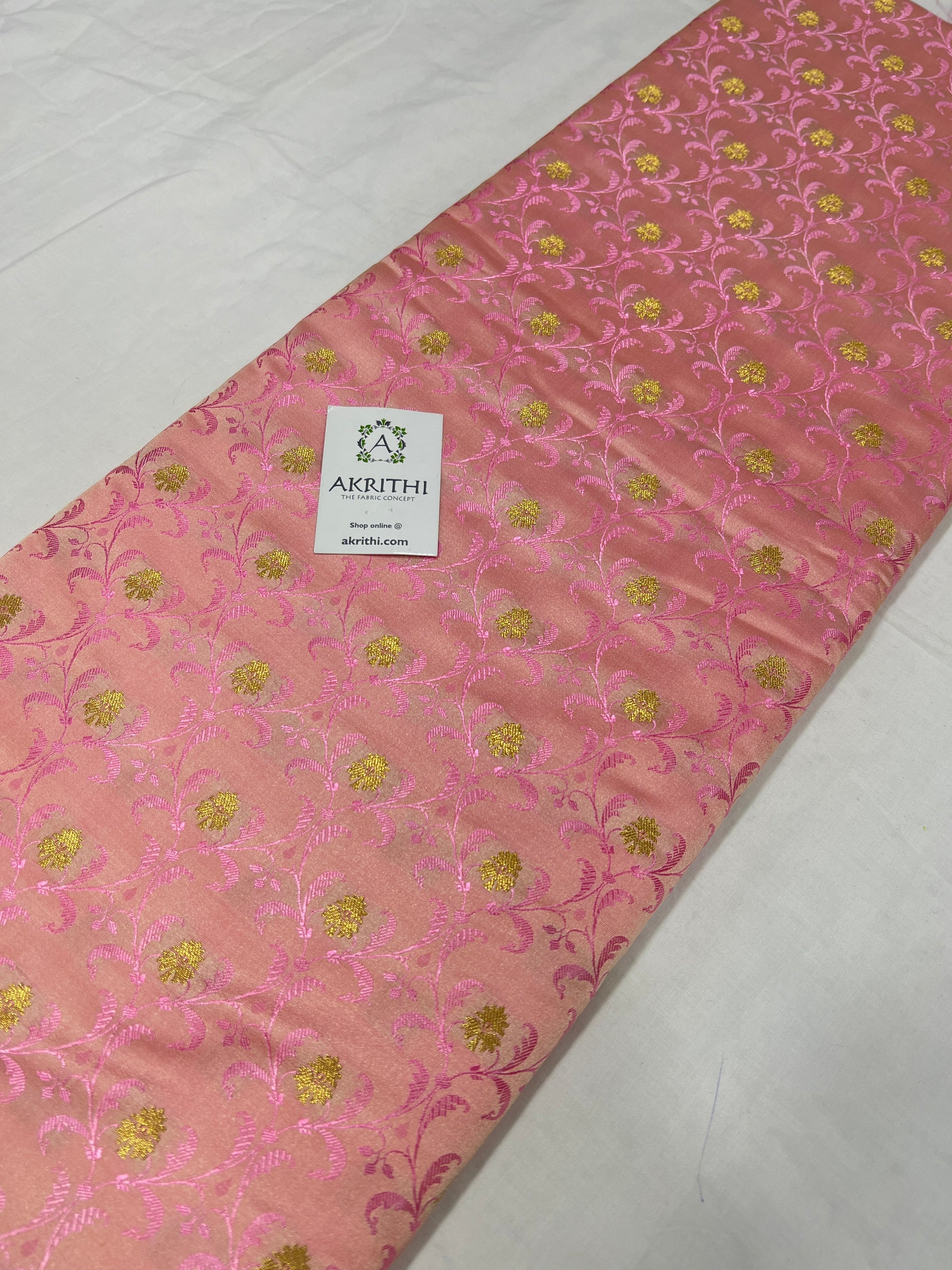 Pure Banarasi brocade fabric