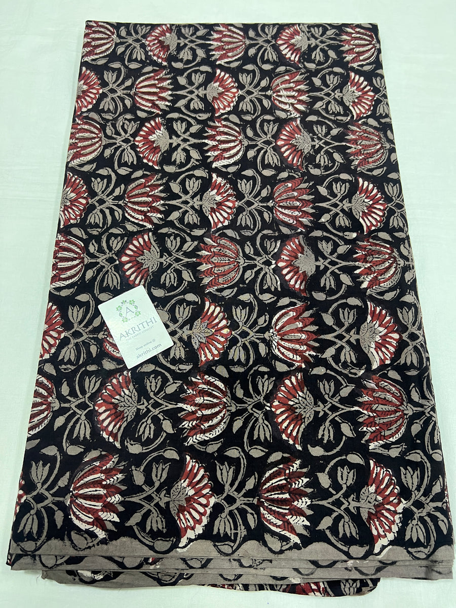 Jahota hand block printed pure cotton fabric