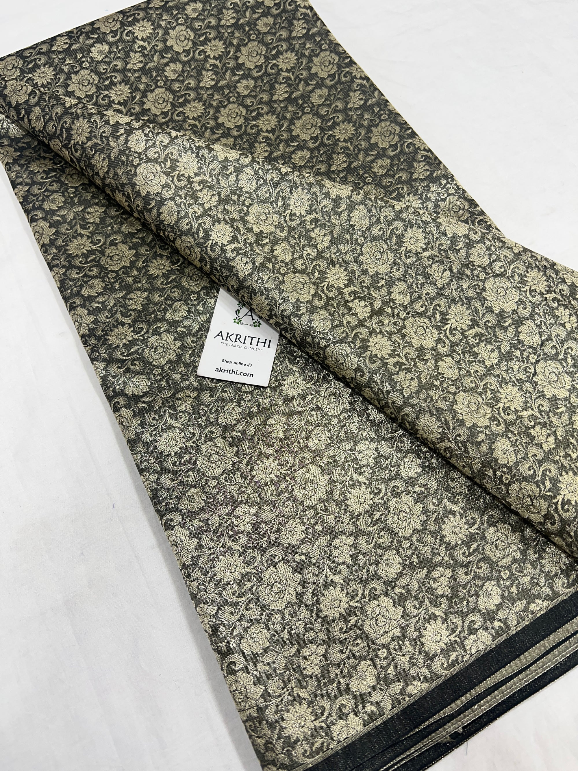 Pure Banarasi brocade fabric