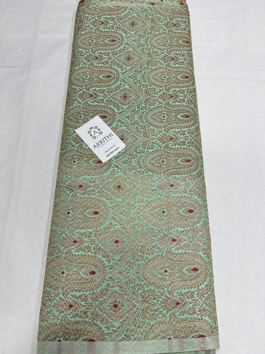 Banarasi brocade fabric antique zari