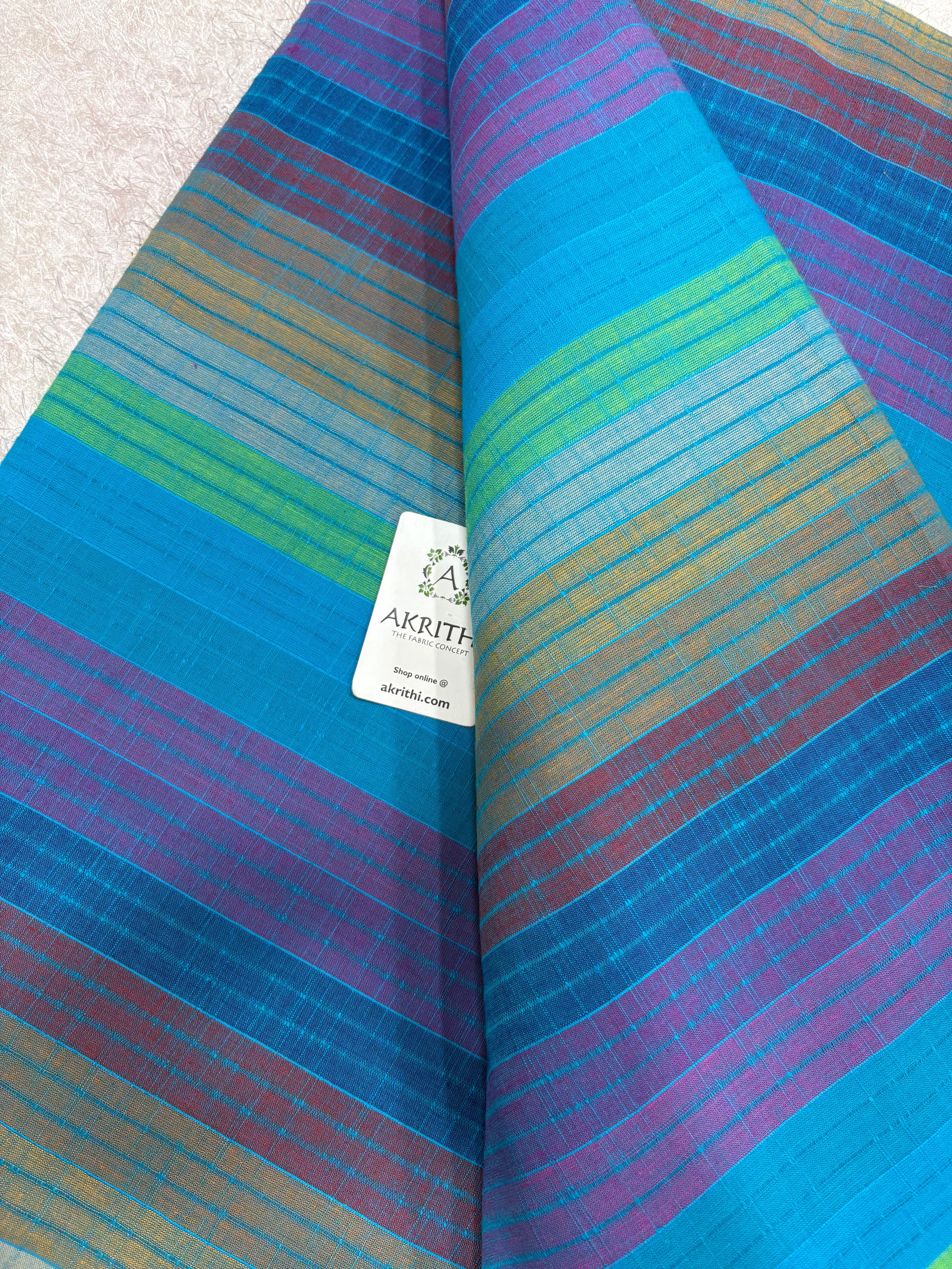 Woven striped Pure cotton fabric