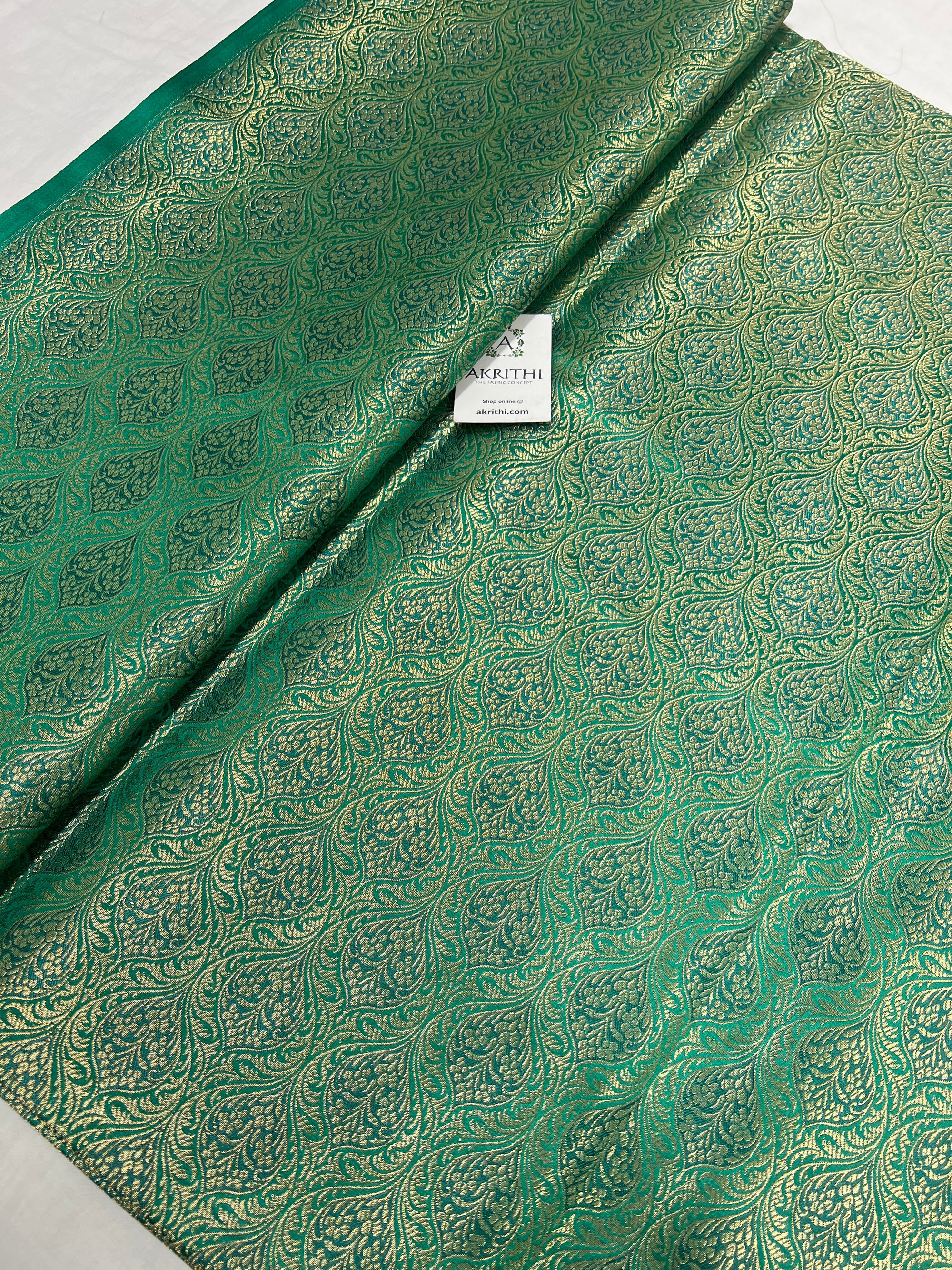 Pure Banarasi brocade fabric