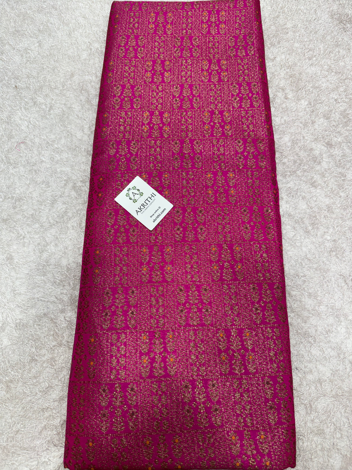 Pure Banarasi brocade antique zari fabric