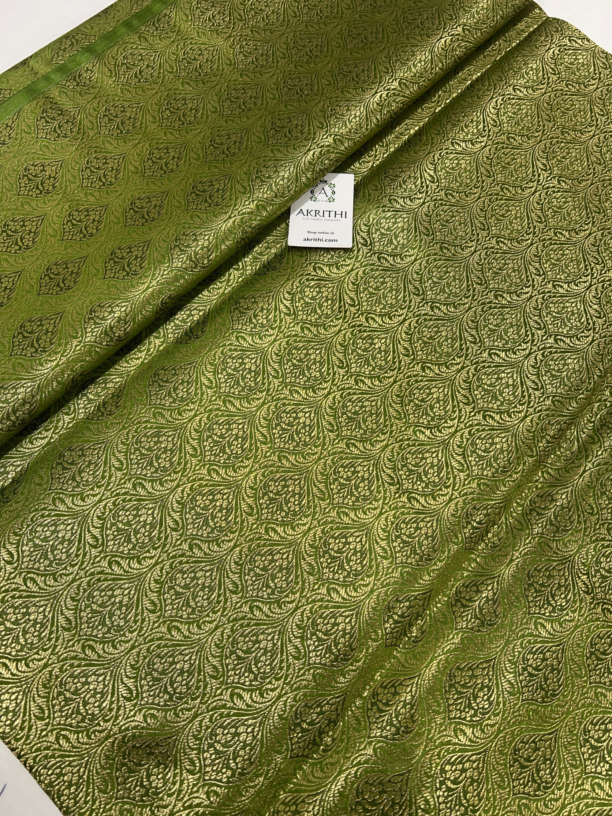 Pure Banarasi brocade fabric