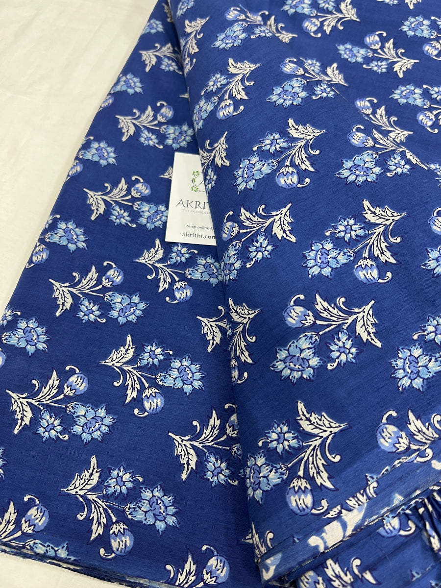 Printed pure cotton fabric