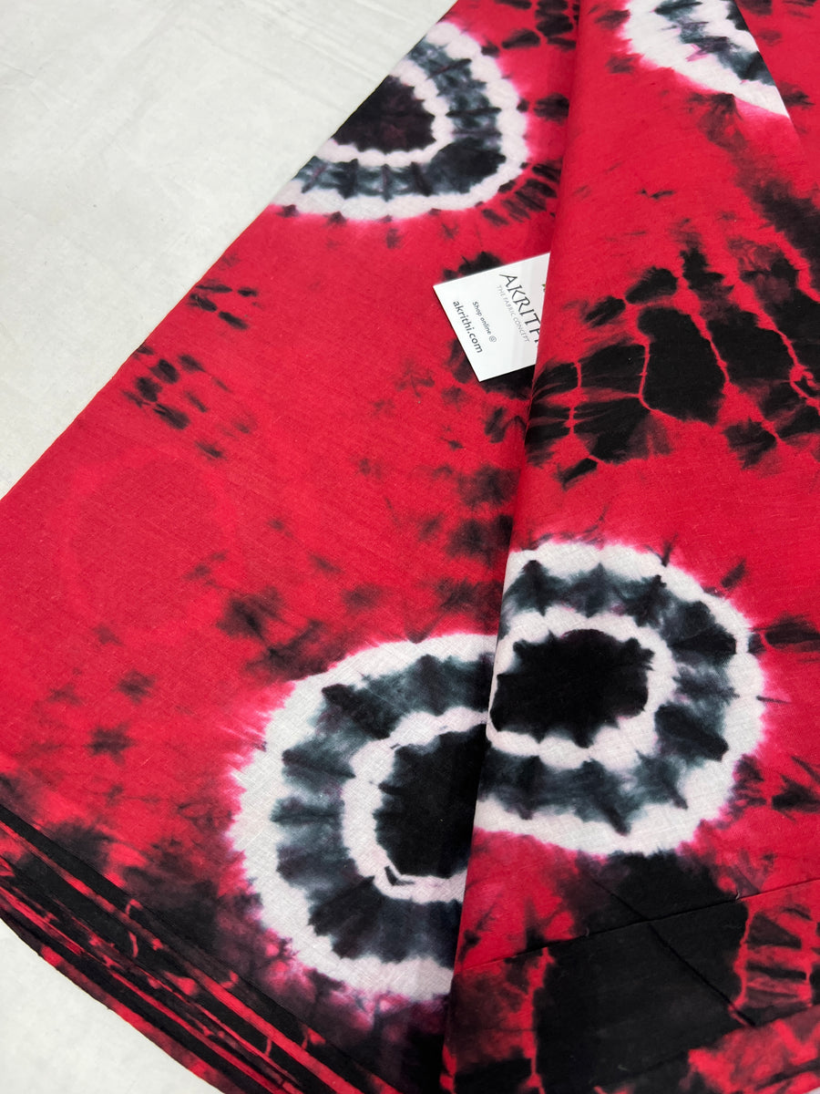 Shibori Printed pure cotton fabric