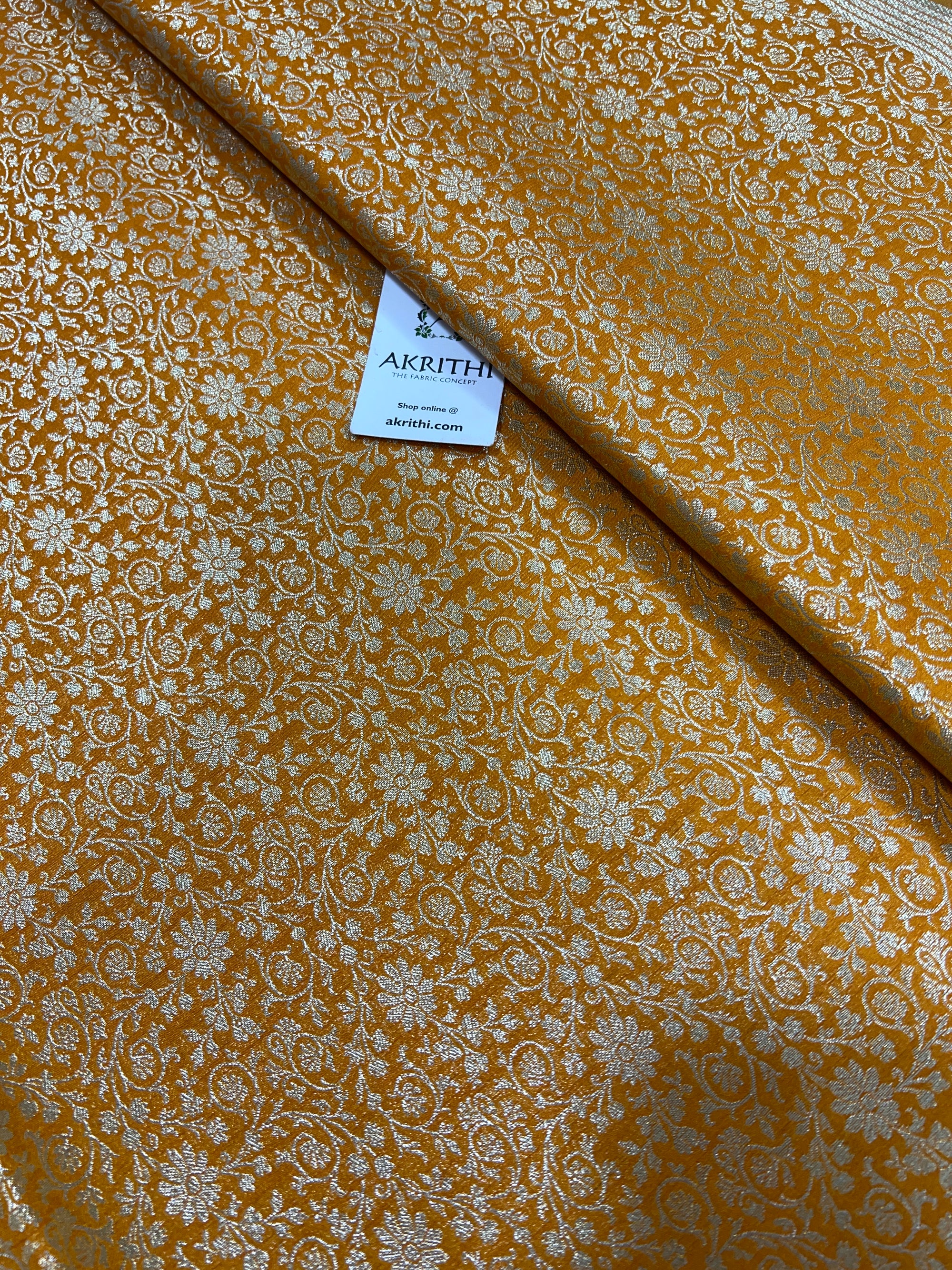 Pure Banarasi brocade fabric