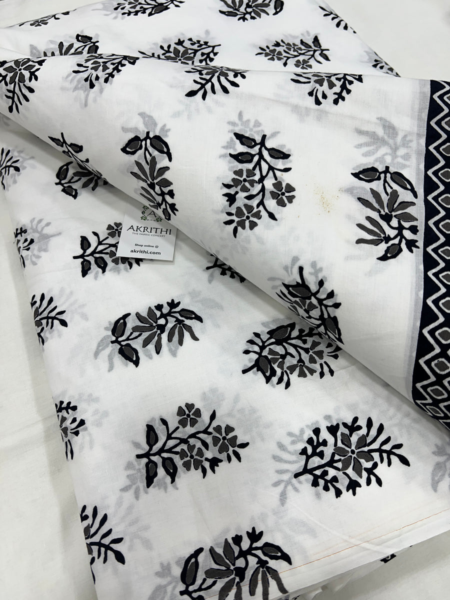 Printed pure cotton fabric