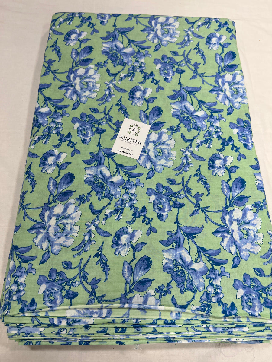 Printed pure cotton fabric