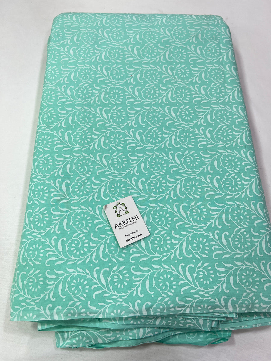 Printed pure cotton fabric