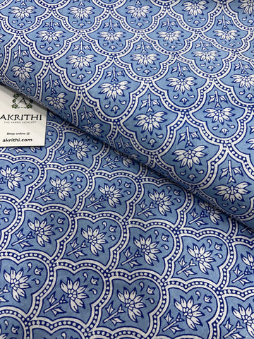 Printed pure cotton fabric