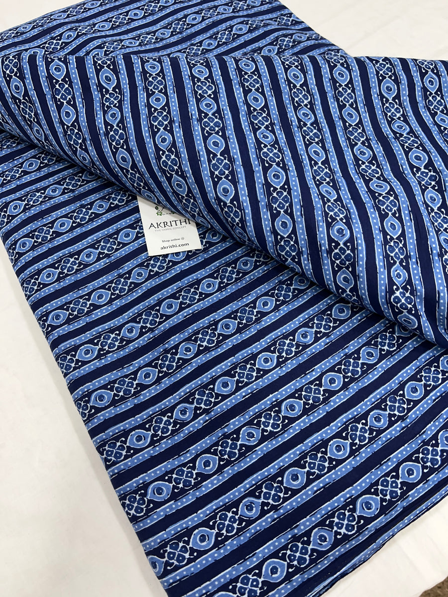 Printed pure cotton fabric