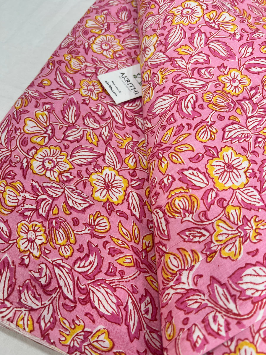 Printed pure cotton fabric