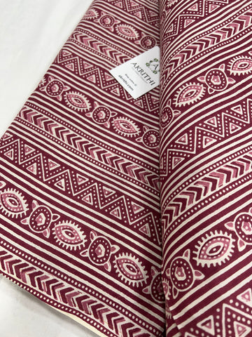 Printed pure cotton fabric