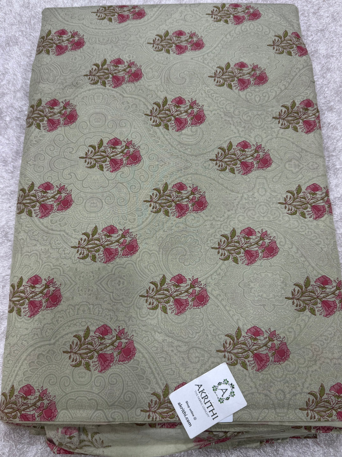 Printed pure cotton fabric
