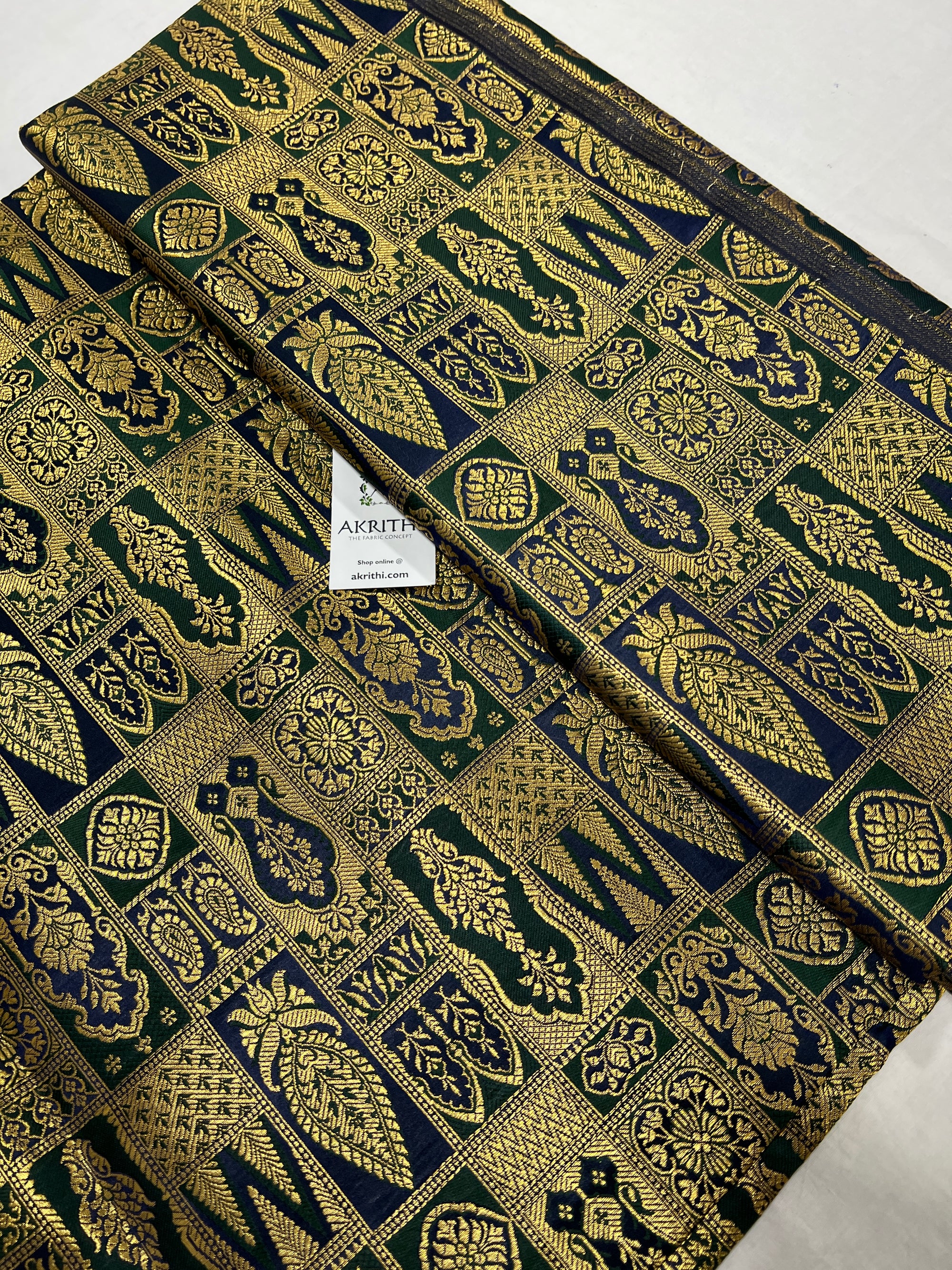 Pure Banarasi brocade fabric