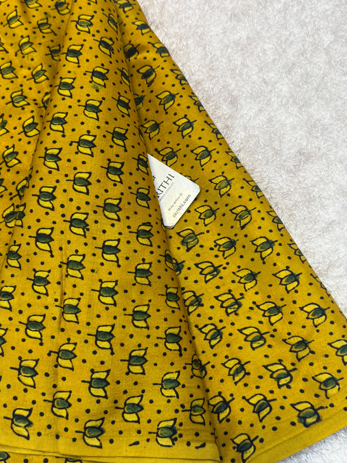 Ajrakh pure mashru silk fabric