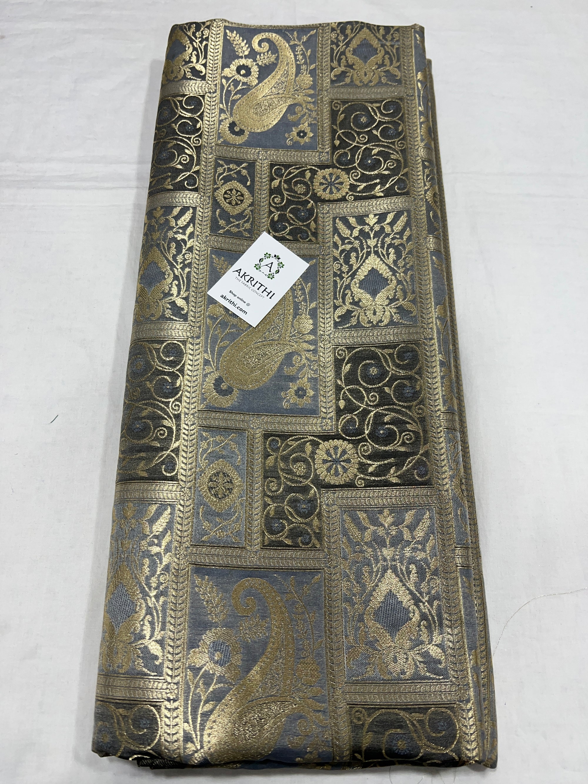 Pure Banarasi brocade fabric